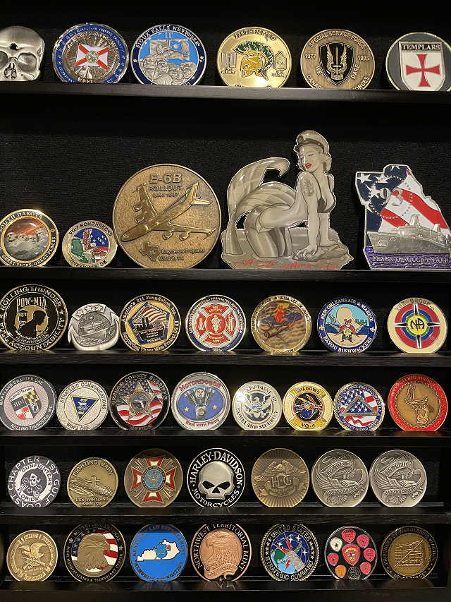 Challenge Coins Mounts Harley Inidan Import Bikes Motordog69